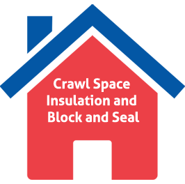Crawl Space Insulation and Black and Seal