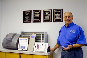 Jim Woolley of Central Heating and Air Conditioining